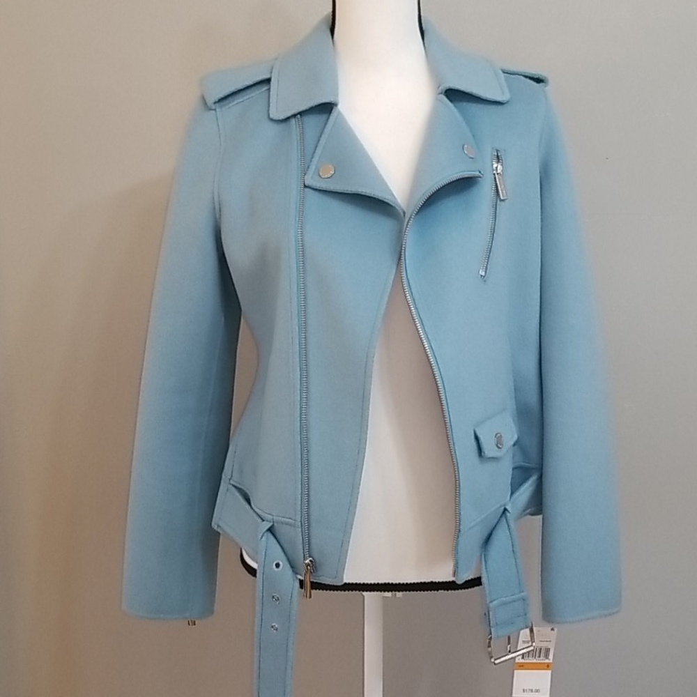 Michael Kors Pale blue Jacket, size Sm.